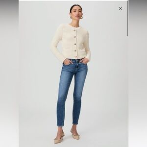 Dark Blue Paige Denim Jeans-Premium Denim